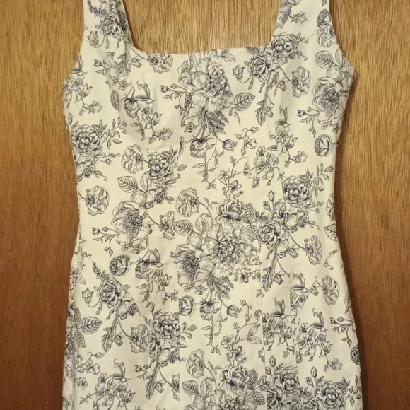 Christian Lacroix Toile De Jouy Dress - Size 0 - Classic French Floral Design - Picture 1 of 12